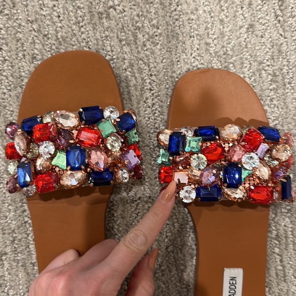 Steve Madden - Jeweled Sandals - Picture 5 of 5